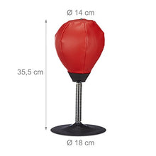 Carica l'immagine nel visualizzatore di Gallery, Relaxdays 10022328 Punching Ball da Tavolo Pera Boxe Scrivania Punch Ball...