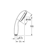 Carica l'immagine nel visualizzatore di Gallery, Grohe 28261002 Manopola Doccia a 3 Getti Tempesta, Cromo 3 Getti, - Ilgrandebazar