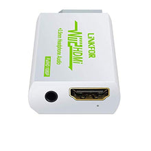 Carica l'immagine nel visualizzatore di Gallery, LiNKFOR Wii Convertitore con Cavo HDMI 3ft/Convertitore a HDMI/Wii Bianco