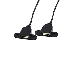 Carica l'immagine nel visualizzatore di Gallery, QiCheng&amp;LYS Ricarica USB 2.0, Montaggio da Pannello Maschio Cavo e Adattatore
