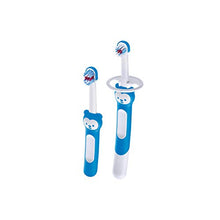 Carica l'immagine nel visualizzatore di Gallery, MAM 70513711 - Set di spazzolini per bambini, Blu, età 5+ mesi - Ilgrandebazar