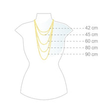Carica l'immagine nel visualizzatore di Gallery, Elli Catenina per donna ciondolo a cuore in Argento Sterling 925, 45 cm... - Ilgrandebazar