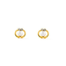 Carica l'immagine nel visualizzatore di Gallery, Monde Petit T1703P -Orecchini per bambini, oro giallo 18k (750) - Ilgrandebazar