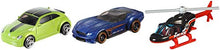 Carica l'immagine nel visualizzatore di Gallery, Hot Wheels 3 macchinine assortite black