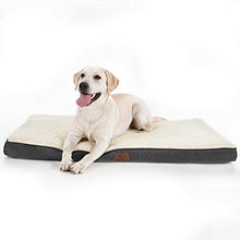 Carica l'immagine nel visualizzatore di Gallery, Bedsure Cuscino per Cani Grandi 112 x 80 x 7,6 cm con 112 x 80 cm, Bianco - Ilgrandebazar