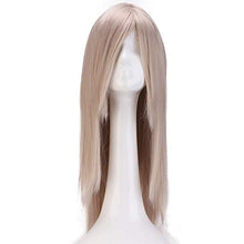 Carica l'immagine nel visualizzatore di Gallery, Parrucca Donna Grigia Lunga Cosplay Halloween con Frangia 60cm, Grigio Chiaro - Ilgrandebazar