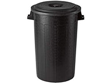 Carica l'immagine nel visualizzatore di Gallery, Stefanplast 25130 Bidone Immondizia con Coperchio, Plastica, Nero, 120 Litri