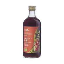 Carica l'immagine nel visualizzatore di Gallery, Succo di Mirtillo Rosso Biologico da 500 ml, Prodotto al 100% Bacche...