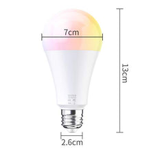 Carica l'immagine nel visualizzatore di Gallery, EXTSUD Lampadina Intelligente 10W E27 RGB Dimmerabile WiFi Smart E27, Bianco - Ilgrandebazar