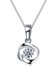 Carica l'immagine nel visualizzatore di Gallery, Andy &amp; C Infinity Collana Donna Ragazza Argento 925 Cristalli Pendente Mamma... - Ilgrandebazar