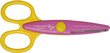 Carica l'immagine nel visualizzatore di Gallery, Fiskars Set di forbici decorative per bambini, 6 pezzi, Inclusa custodia per... - Ilgrandebazar