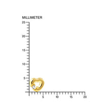 Carica l'immagine nel visualizzatore di Gallery, Monde Petit T1847P - Orecchini per bambini, oro giallo 18k (750) - Ilgrandebazar