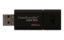 Carica l'immagine nel visualizzatore di Gallery, Kingston DataTraveler 100 G3-DT100G3/64GB USB 3.0, 3.1 PenDrive, 64 GB, 64 GB - Ilgrandebazar