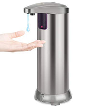 Carica l'immagine nel visualizzatore di Gallery, XCAI Dispenser di Sapone Automatico con Acciaio Inossidabile, sensore di...