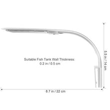 Carica l'immagine nel visualizzatore di Gallery, UEETEK LED Luce dell'acquario,Super Sottile Clip-on Lampada con spina EU per... - Ilgrandebazar