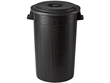 Carica l'immagine nel visualizzatore di Gallery, Stefanplast 25130 Bidone Immondizia con Coperchio, Plastica, Nero, 120 Litri