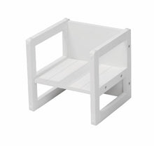 Carica l'immagine nel visualizzatore di Gallery, roba Sgabello per Bambini in Stile Country, Utilizzabile, Girandolo, Bianco - Ilgrandebazar