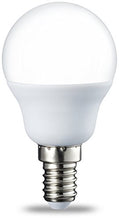 Carica l'immagine nel visualizzatore di Gallery, AmazonBasics Lampadina LED E14 a Sfera, P45, Confezione da 6, Bianco Caldo - Ilgrandebazar