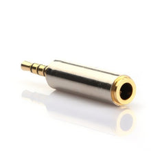 Carica l'immagine nel visualizzatore di Gallery, (2 Pack) Gold Plated 2.5mm Male to 3.5mm Oro 2.5 mm maschio a Femmina