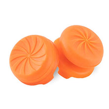 Carica l'immagine nel visualizzatore di Gallery, KontrolFreek FPS Freek Vortex per Controller PlayStation 4 (PS4) | Performance Thumbsticks Copri Joystick di Gioco | 1 levetta convessa alta, 1 levetta concava di media altezza | Arancione