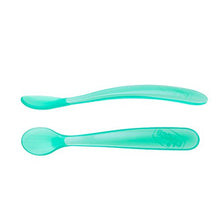 Carica l'immagine nel visualizzatore di Gallery, Chicco 00006828210000 Morbido Cucchiaio, Silicone, 6+ Mesi, Azzurro, Azzurro