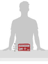 Carica l'immagine nel visualizzatore di Gallery, Cartrend 7730042 kit di primo soccorso rosso, DIN 13164, con misure di... - Ilgrandebazar