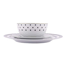 Carica l'immagine nel visualizzatore di Gallery, AmazonBasics - Servizio di piatti per 6 persone, 18 Eleganza Contemporanea - Ilgrandebazar