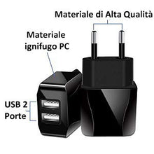 Carica l'immagine nel visualizzatore di Gallery, IceFrog Caricatore USB，Caricatore USB C da Muro a 2 Porte, 5V 2.1A,2 Pack... - Ilgrandebazar