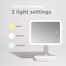 Carica l'immagine nel visualizzatore di Gallery, Fancii Specchio per Trucco Illuminato a LED con 3 Toni Cromatici Regolabili,... - Ilgrandebazar
