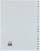 Carica l'immagine nel visualizzatore di Gallery, Rexel 25240481 Divisori Alfanumerici 20 Sezioni 4, Grigio, 20 Pezzi - Ilgrandebazar
