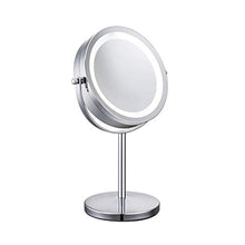 Carica l'immagine nel visualizzatore di Gallery, Meowoo Specchio Trucco Cosmetico Con Piedistallo specchio Argento,1 Pc