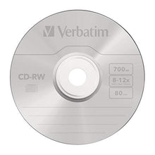 Carica l'immagine nel visualizzatore di Gallery, Verbatim CD-RW 12x 80 Min 700MB, Confezione da 10 pezzi