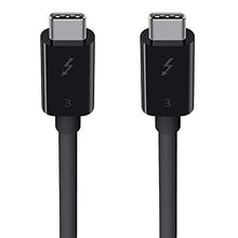 Carica l'immagine nel visualizzatore di Gallery, Belkin F2CD084BT0.8MBK Cavo Thunderbolt 3 da 100 W, USB-C a USB-C, 0.8 m - Ilgrandebazar