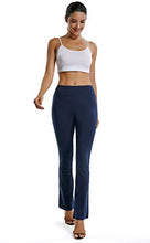 Carica l'immagine nel visualizzatore di Gallery, FITTOO Pantaloni Yoga Donna Pants Larghi Eleganti Sportivo XL, Blu - Ilgrandebazar
