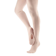 Carica l'immagine nel visualizzatore di Gallery, Bezioner Collant da Balletto Convertibili Calze L(sopra 140 cm), 1 Paio Rosa - Ilgrandebazar