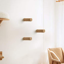 Carica l'immagine nel visualizzatore di Gallery, Lettini e ponte per gatti stile IK Pali in legno