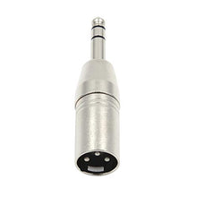 Carica l'immagine nel visualizzatore di Gallery, VCE 2 Pezzi Adattatore Audio XLR Maschio- Jack 6.3mm stereo Spina cavo...