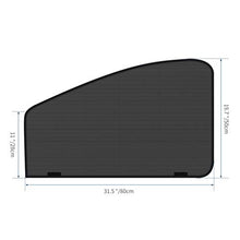 Carica l'immagine nel visualizzatore di Gallery, Uarter Tendine Parasole Auto Bambini Ventose Magnetica Finestrini Nero