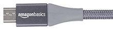 Carica l'immagine nel visualizzatore di Gallery, AmazonBasics - Cavo da USB 2.0 A a micro B, in nylon a 0,9 m, Grigio scuro - Ilgrandebazar