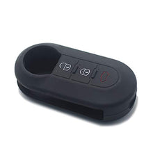 Carica l'immagine nel visualizzatore di Gallery, [Portachiave] Guscio Cover Chiave in Silicone per Telecomando CHIAVE B, NERO