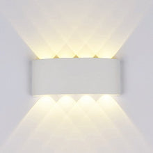 Carica l'immagine nel visualizzatore di Gallery, Lampade da Parete Moderne,8W LED Applique Esterne interne in Bianco