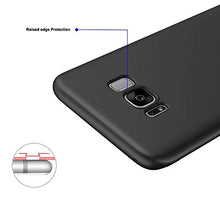 Carica l'immagine nel visualizzatore di Gallery, EIISSION Samsung Galaxy S8 (5.8") Custodia, Ultra Sottile Che Cade Nero - Ilgrandebazar