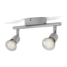 Carica l'immagine nel visualizzatore di Gallery, B.K. Licht Faretti LED da soffitto orientabili, include 2 lampadine GU10 da... - Ilgrandebazar