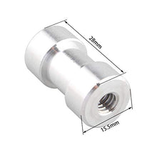Carica l'immagine nel visualizzatore di Gallery, Set di 3 viti filettate con convertitore da 1/4" e 3/8" per fotocamera,...
