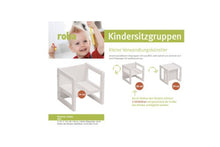 Carica l'immagine nel visualizzatore di Gallery, roba Sgabello per Bambini in Stile Country, Utilizzabile, Girandolo, Bianco - Ilgrandebazar