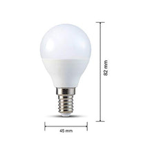 Carica l'immagine nel visualizzatore di Gallery, 10-pezzi - 4123 - V-TAC - Lampadina LED P45 - Casquillo E14 - Potenza 4W... - Ilgrandebazar