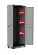 Carica l'immagine nel visualizzatore di Gallery, Keter Stilo Portascope - 68X39X173H Grigio 68x39x173 cm