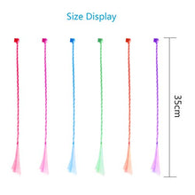 Carica l'immagine nel visualizzatore di Gallery, CHIFOOM Extension Capelli Colorati Clip,24 PCS Trecce Colorate per Capelli... - Ilgrandebazar