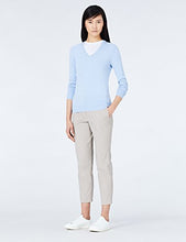 Carica l'immagine nel visualizzatore di Gallery, Marchio Amazon - MERAKI Pullover Cotone Donna Scollo a V 40, Blu (Ocean Blue) - Ilgrandebazar