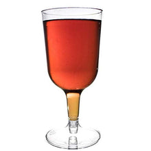 Carica l'immagine nel visualizzatore di Gallery, 48 Pezzi Bicchieri da Vino in Plastica USA e Getta, Trasparente 180ml -... - Ilgrandebazar
